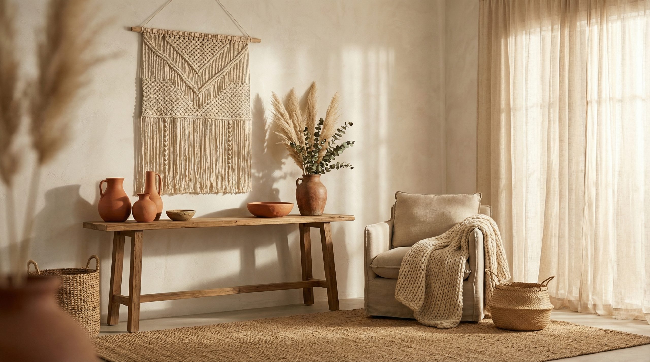 Decoração Artesanal: Tendências do Boho ao Rústico