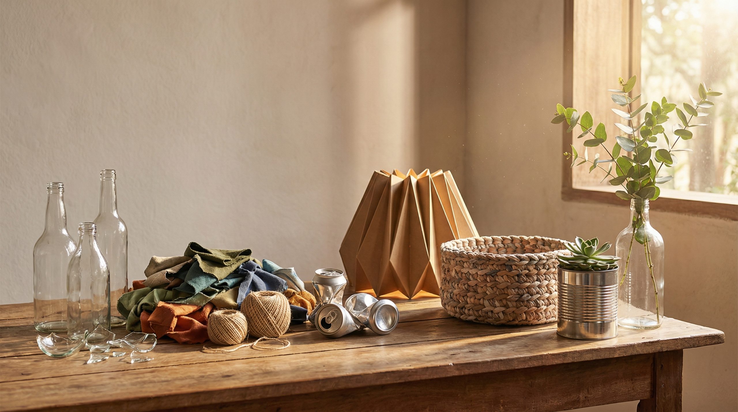 Dê Nova Vida a Resíduos com Artesanato Sustentável