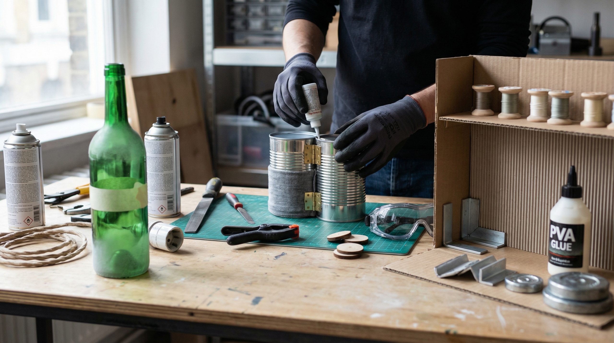 Reutilização Criativa Simplificada: Projetos com Vidro e Retalhos - 2