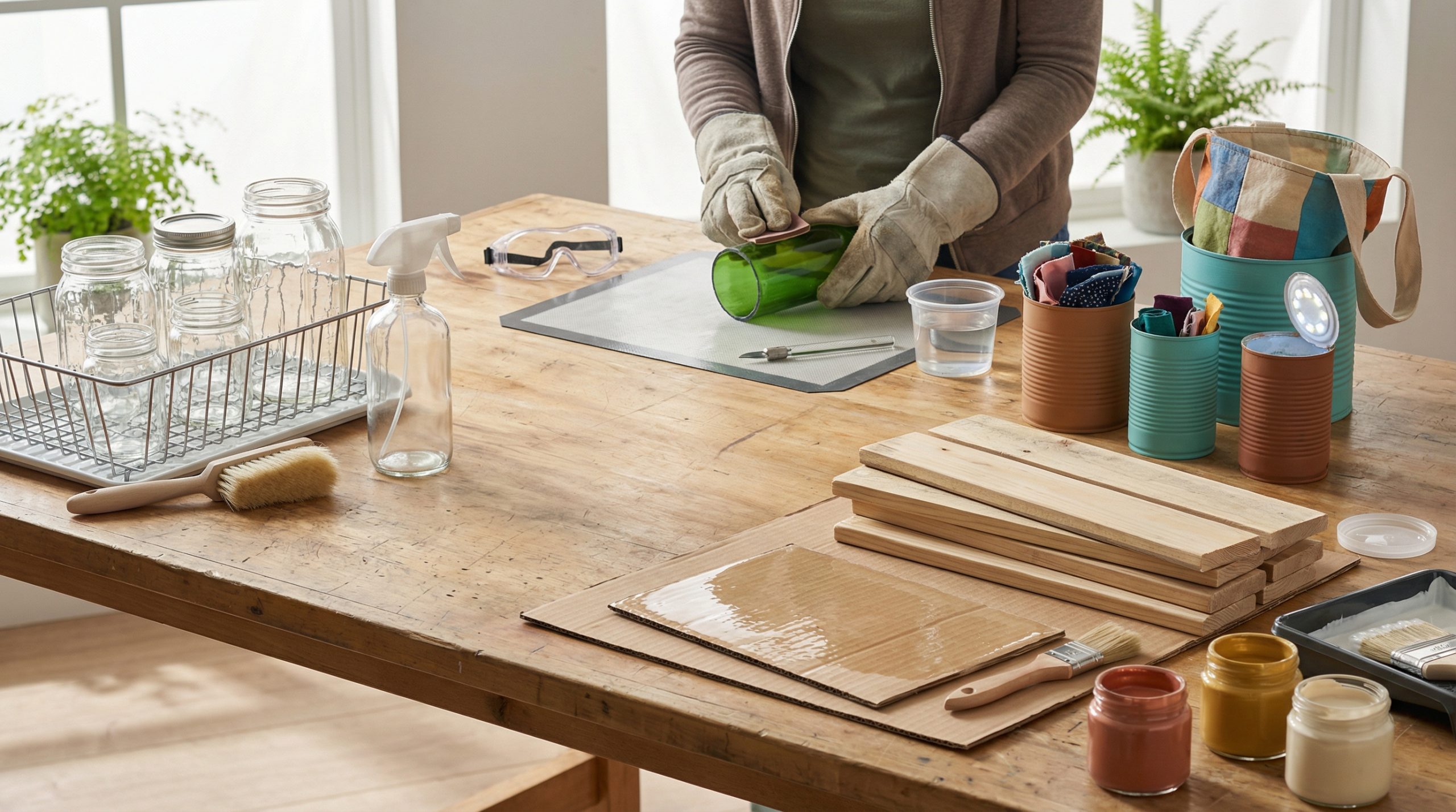 Reutilização Criativa: Essencial para Artesanato Sustentável