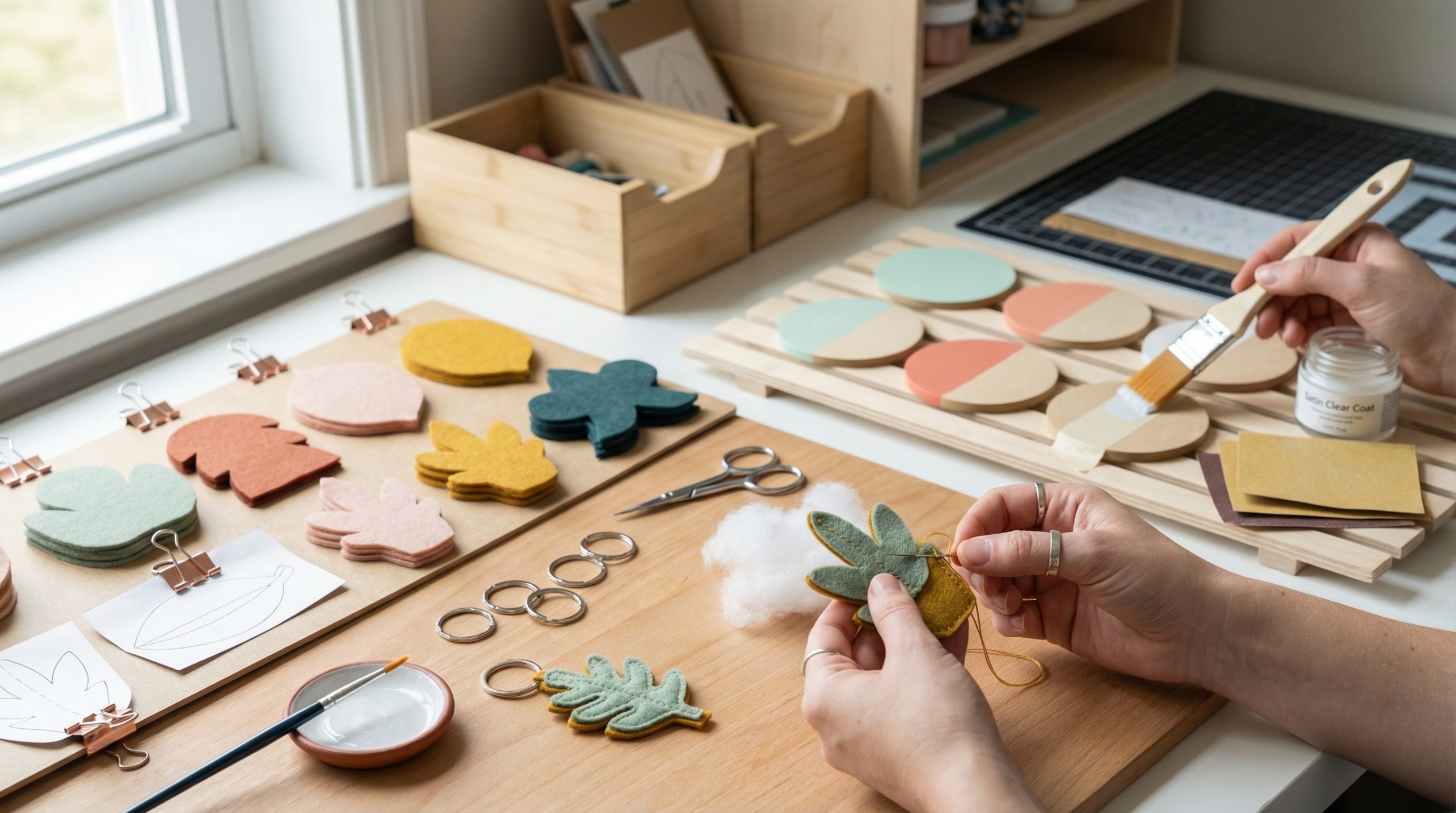 Reinvente Decoração com Projetos DIY em EVA, Feltro e Madeira - 2