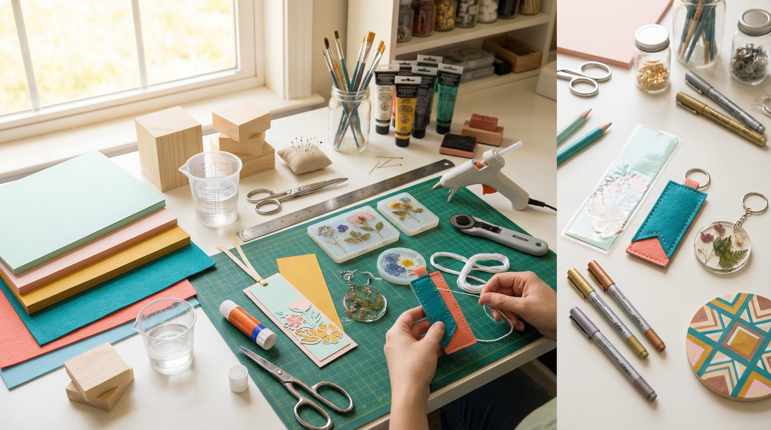 Ateliê: Projetos passo a passo em tecido, EVA e resina