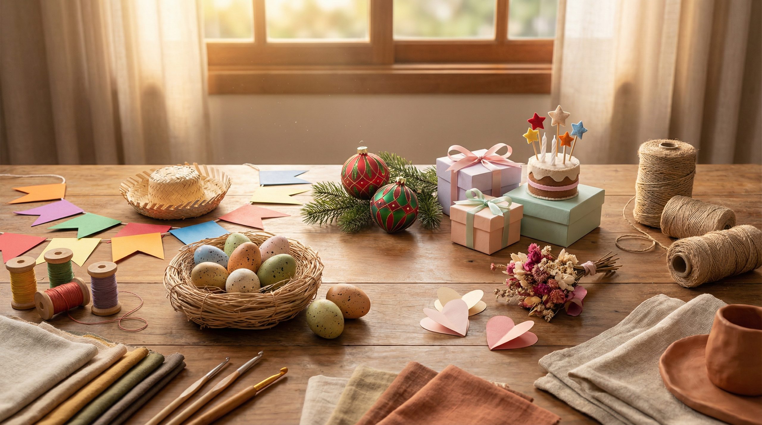 Composições Temáticas de Artesanato por Datas e Festas