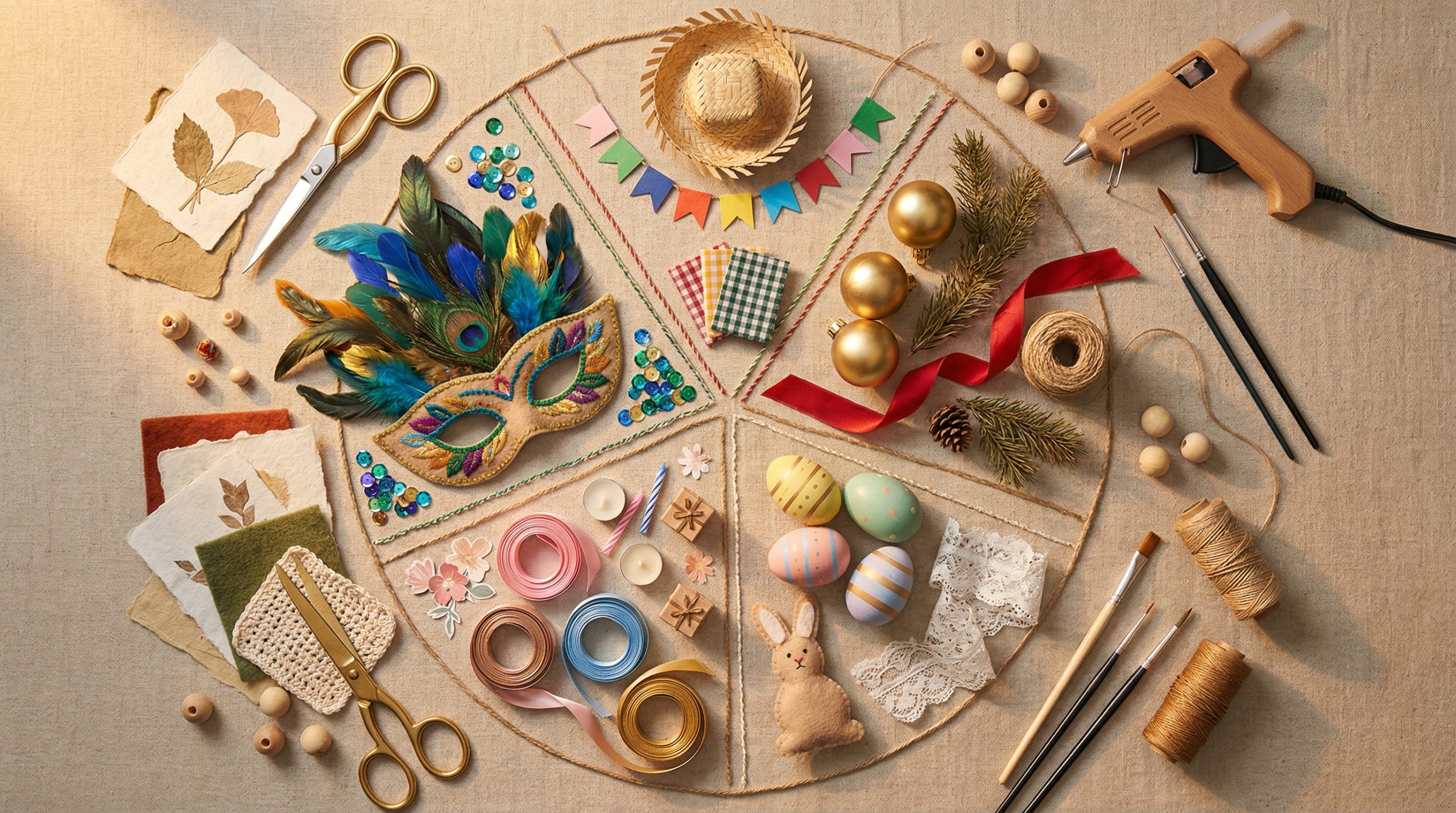 Artesanato por Datas e Festas: Explore Cores e Estilos